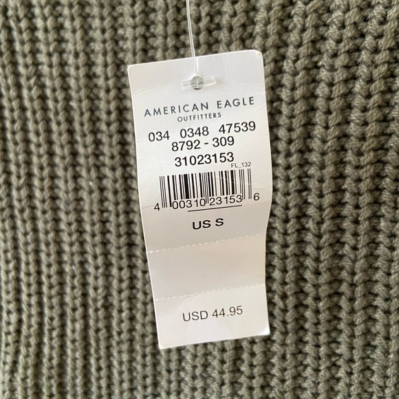 NEW American Eagle Army Green Sweater - Picture 3 of 4